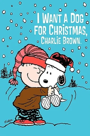 I Want a Dog for Christmas, Charlie Brown 封面